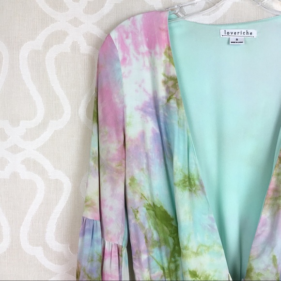 Soft Pastel Paint-Splash Romper - Picture 6 of 8